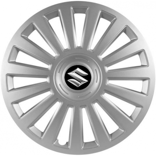 KRYTY KOLIES PRE SUZUKI 15" LUXURY silver 4ks